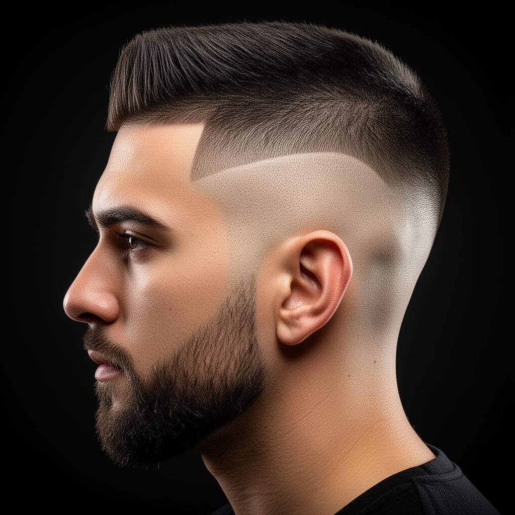 Corte fade preciso